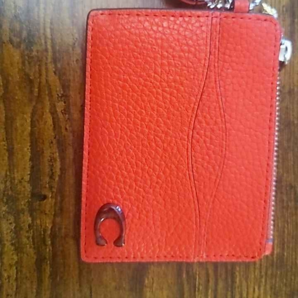 Red Card Holder Wallet - Picture 3 of 4